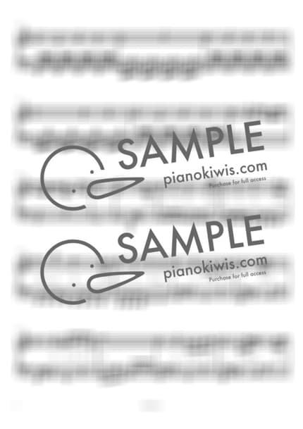 楽譜 > 竈門炭治郎のうた / 다장조 - 椎名 豪 · 鬼滅の刃 OST by 라니스코어 楽譜画像-1