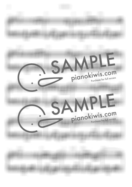 Score > Cherry Blossom Ending - Busker Busker by KeyNomad Sheet music image-3