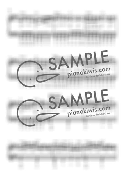 악보 > 변하지 않는 것 (変わらないもの) / 중급 계이름 악보 - 오쿠 하나코 · 시간을 달리는 소녀 OST by My Favorite Piano 악보 이미지-5