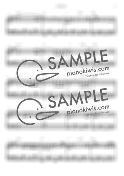 Score > Cherry Blossom Ending / Easy - Busker Busker by LaLaPiano Sheet music image-2