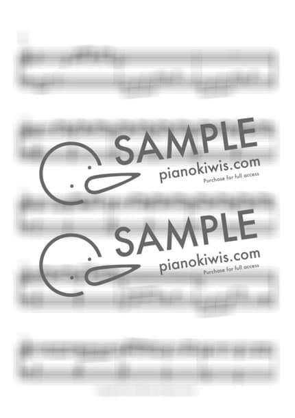 악보 > 바람의 목소리 (風たちの声) - RADWIMPS · 날씨의 아이 OST by 오늘피아노 악보 이미지-1