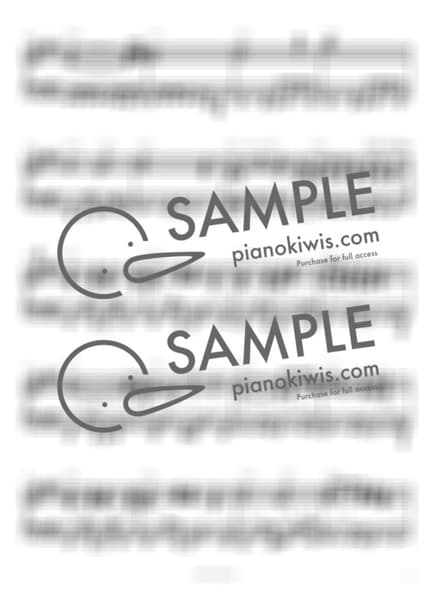 악보 > 너에게 닿기를 (きみにとどけ) / 피아노 반주 - 10CM, 타니자와 토모후미 · 너에게 닿기를 OP by 피아노정류장 악보 이미지-2