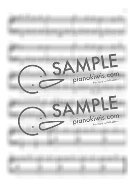 악보 > 악마의 아이 (悪魔の子) / 초급 - 히구치 아이 · 진격의 거인 ED by 피아노키위즈 악보 이미지-2