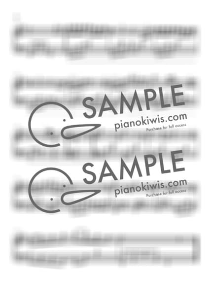 Score > A Town with an Ocean View / Intermediate - Joe Hisaishi ยท Kiki's Delivery Service OST by PianoKiwis Sheet music image-1