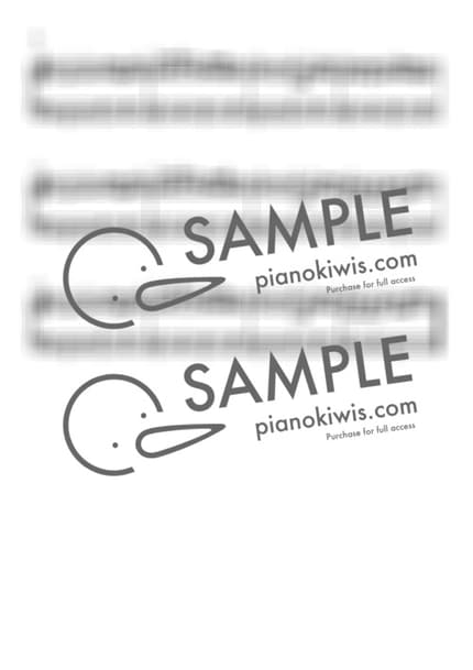 악보 > 잔혹한 천사의 테제 (残酷な天使のテーゼ) / 초급 - 타카하시 요코 · 에반게리온 OST by 피아노키위즈 악보 이미지-1