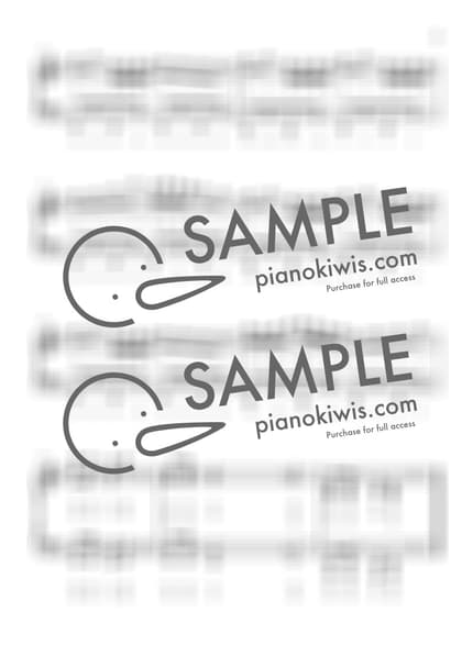 악보 > 천본앵 (千本桜) / 계이름 악보 - 하츠네 미쿠 by 더블유피아노doubleupiano 악보 이미지-4