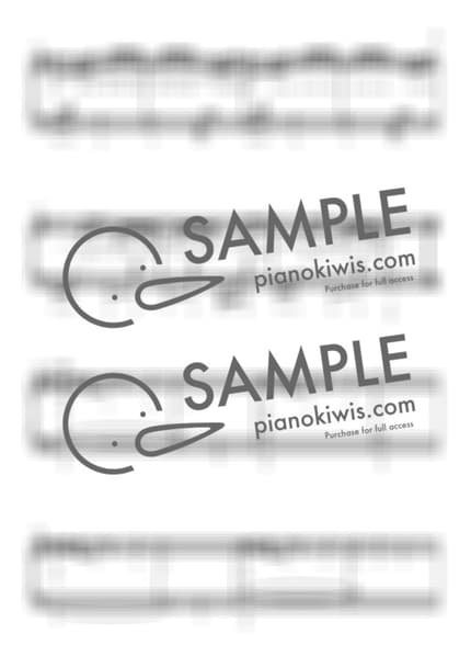 Score > Chasing Kou / 흰건반 계이름 악보 - Hidekazu Sakamoto · Drowning Love OST by My Favorite Piano Sheet music image-2