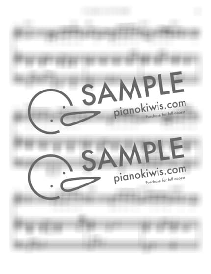 악보 > 오직 주의 은혜만 / 피아노 반주 Fkey - WELOVE by 건반자매 악보 이미지-8