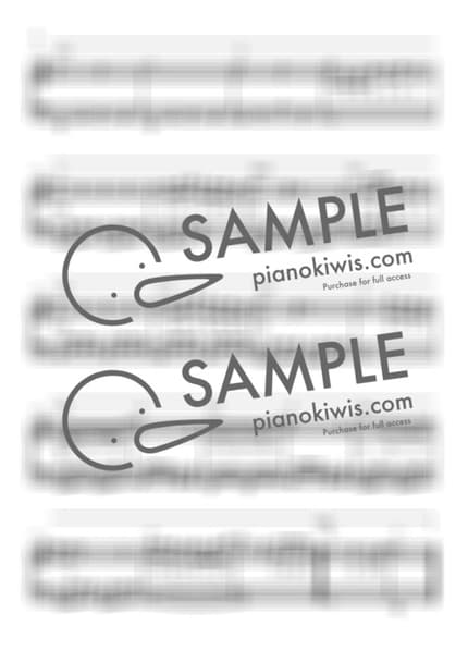 악보 > 민들레 / 다장조 - 우효 by 라니스코어 악보 이미지-3