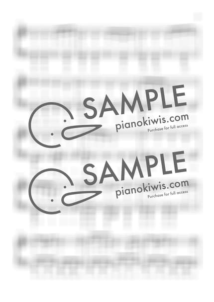 악보 > 천본앵 (千本桜) / 계이름 악보 - 하츠네 미쿠 by 더블유피아노doubleupiano 악보 이미지-2