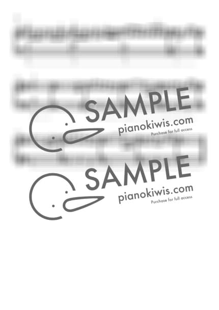 Score > Theme of Mitsuha / Basic - RADWIMPS · your name. OST by PianoKiwis Sheet music image-1