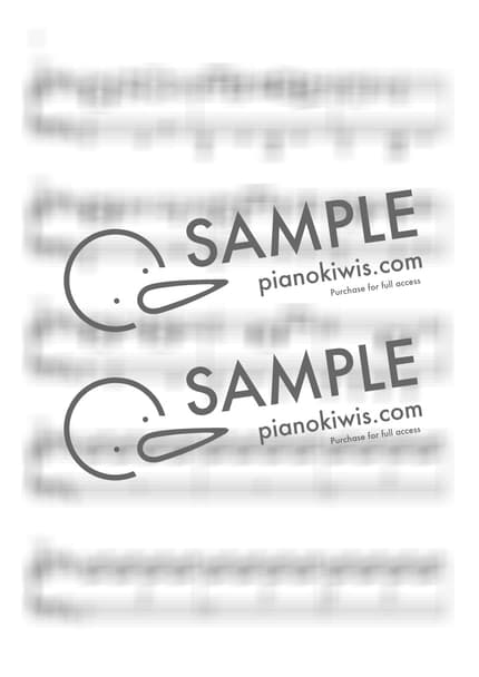 악보 > Sparkle / 어려운 악보 - RADWIMPS · 너의 이름은 OST by 피아노키위즈 악보 이미지-7