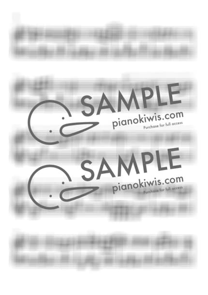 Score > Statement of Intention - Yoo Jung Seok · Okojo's grave ED by 강아지똥 Sheet music image-3