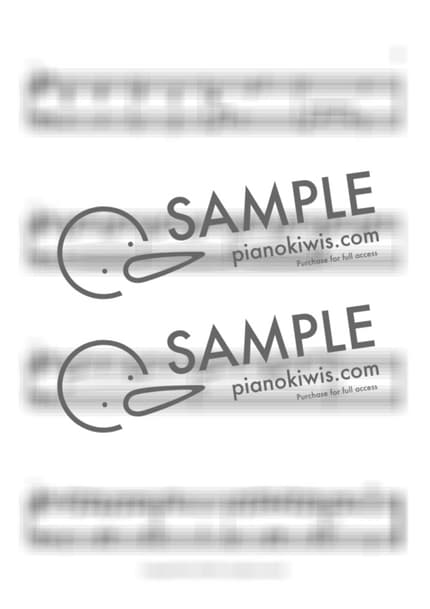 악보 > 소중한 이야기 (大切な話) - 카메다 세이지 · 오늘 밤, 세계에서 이 사랑이 사라진다 해도 OST by 오늘피아노 악보 이미지-2