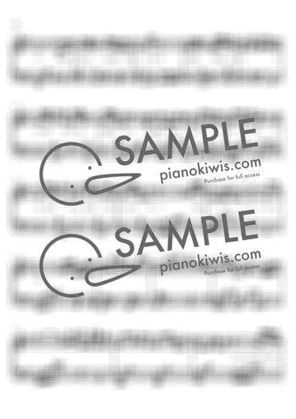 악보 > 부모의 노래 / B flat Major - 손경민 by 핑거벨피아노 악보 이미지-1