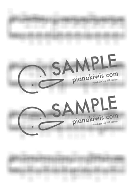 악보 > 변하지 않는 것 (変わらないもの) / 중급 계이름 악보 - 오쿠 하나코 · 시간을 달리는 소녀 OST by My Favorite Piano 악보 이미지-3