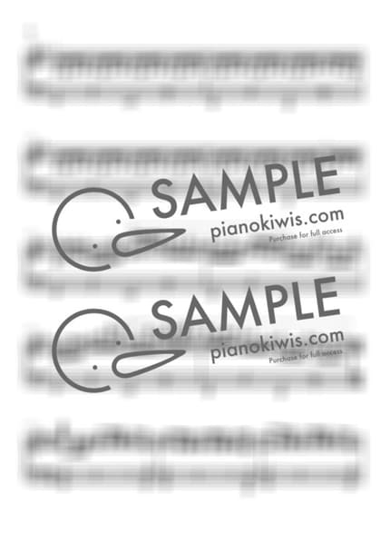 楽譜 > Secret / 中級 - ジェイ・チョウ(周杰倫) · 言えない秘密 OST by PianoKiwis 楽譜画像-1