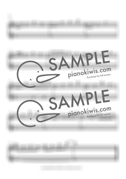 Score > Library - RADWIMPS · your name. OST by 오늘피아노 Sheet music image-1