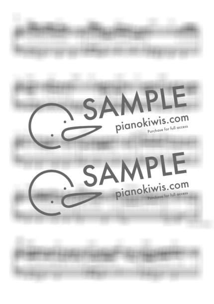 악보 > 봄을 고하다 (春を告げる) / 다장조 - yama by 라니스코어 악보 이미지-1