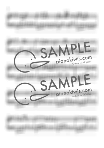 악보 > 히로시의 회상 (ひろしの回想) / 중급 - 짱구는 못말려 OST by 피아노키위즈 악보 이미지-1