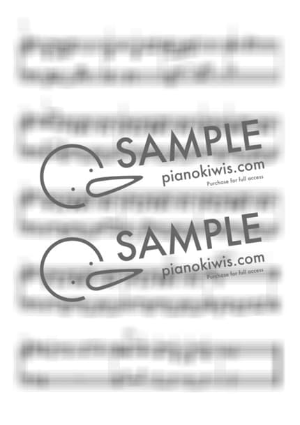 악보 > Summer / 뉴에이지 버전 - 히사이시 조 · 기쿠지로의 여름 OST by 피아노키위즈 악보 이미지-3