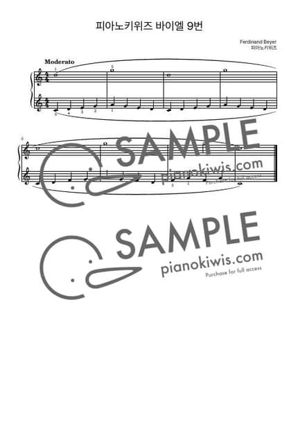 Score > Beyer No.9 - F. Beyer by PianoKiwis Sheet music image-0