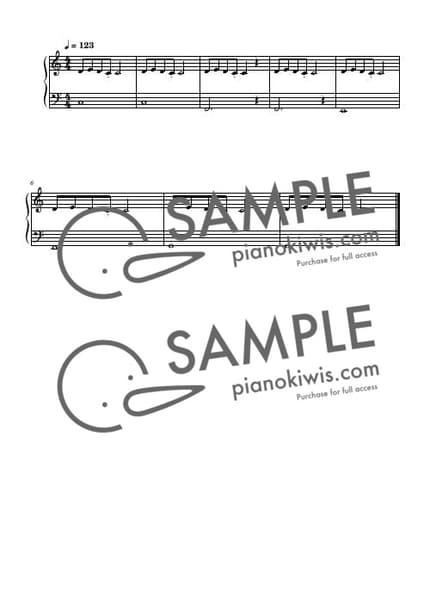 Score > Tiramisu Cake / Easy - We Are The Night by PianoKiwis Sheet music image-0