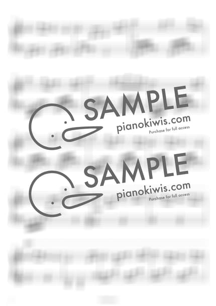 Score > Affections Touching Across Time / Intermediate - Kaoru Wada · InuYasha OST by 핑크피아노 PINKPIANO Sheet music image-1