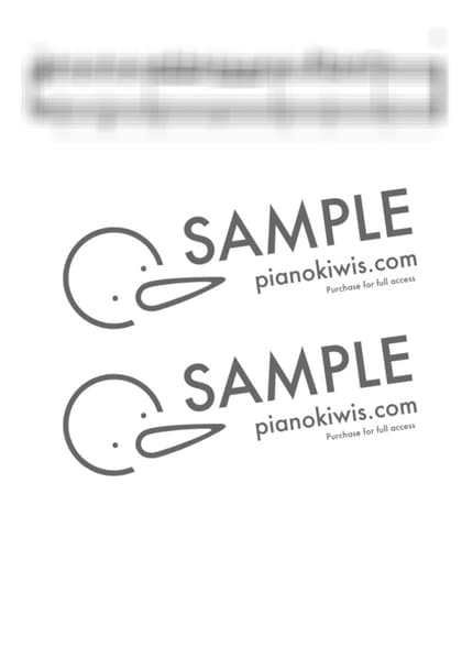 Score > Flowering / Beginner - LUCY by PianoKiwis Sheet music image-2